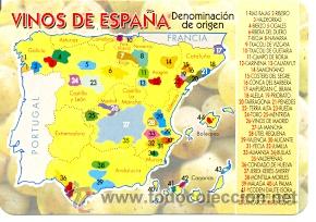 Coleccionismo Calendarios: 11-05L269. Calendario. Vinos de Espa&ntilde;a