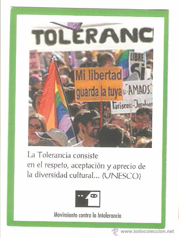 Sammeln von Kalendern: CALENDARIO DE BOLSILLO PUBLICITARIO DEL A&Ntilde;O 2007 MOVIMIENTO CONTRA LA INTOLERANCIA