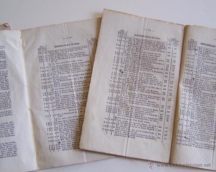 lote de tres calendarios 1873, 1874 y 1875 barc - Comprar Calendarios ...