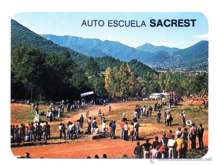 Coleccionismo calendarios: Calendario de Publicidad 1978 - AUTOESCUELA - SACREST