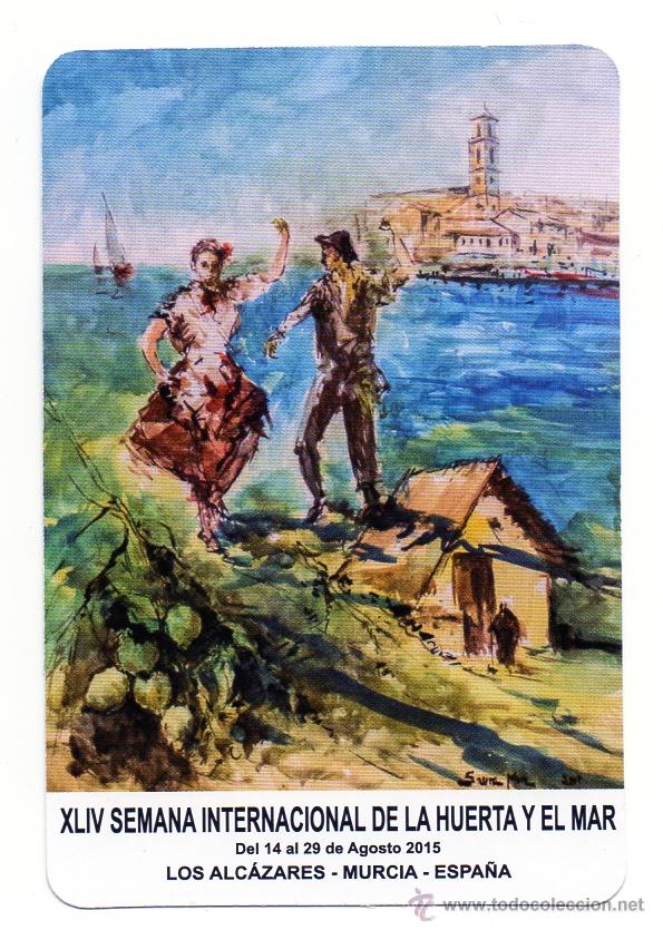 Coleccionismo calendarios: Calendario de Publicidad 2015 - SEMANA INTERNACIONAL DE LA HUERTA Y EL MAR
