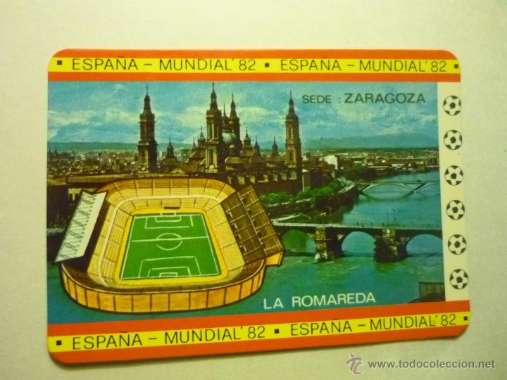 Coleccionismo calendarios: CALENDARIO MUNDIAL 1982 ESPA&Ntilde;A .-ZARAGOZA