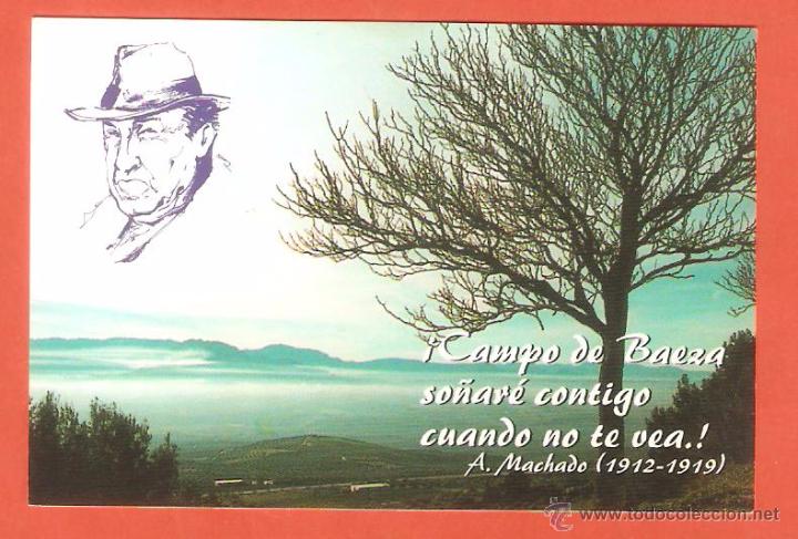 Coleccionismo Calendarios: CALENDARIO DE BOLSILLO A&Ntilde;O 2001 ANTONIO MACHADO - PAISAJE - PUBLICIDAD JA&Eacute;N - VER FOTO REVERSO