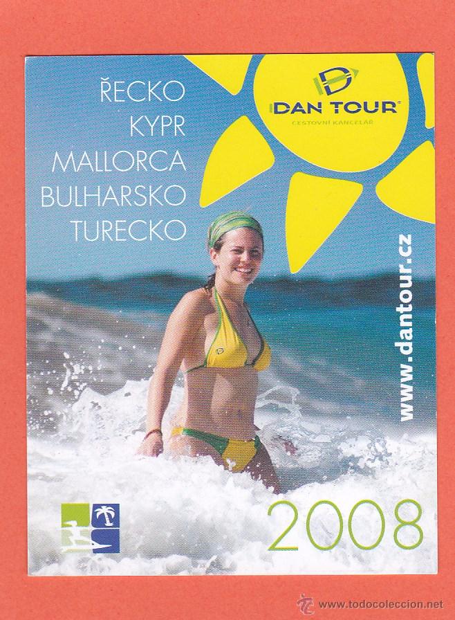 Coleccionismo calendarios: CALENDARIO EROTICO EXTRANJERO 2008 - CHICA EN BIKINI EN LA PLAYA