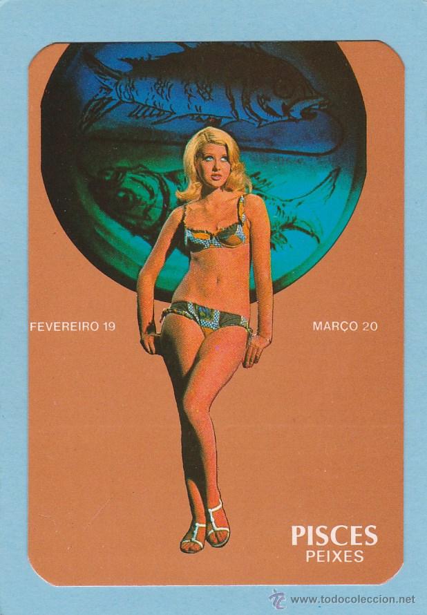 Coleccionismo Calendarios: CALENDARIO PORTUGAL 1985 - HOROSCOPO PISCIS