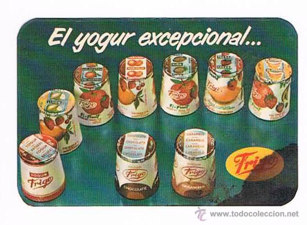 Collezionismo Calendari: CALENDARIO ANTIGUO YOGUR FRIGO 1972 **-