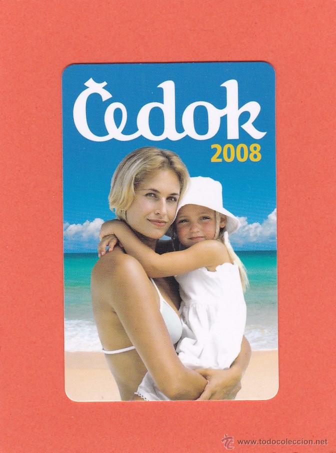 Coleccionismo calendarios: CALENDARIO EXTRANJERO 2008 - CEDAK. CHICA EN BIKINI CON NI&Ntilde;A EN BRAZOS EN LA PLAYA