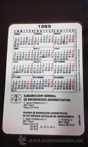 Coleccionismo Calendarios: Ministerio de trabajo y seguridad social - año 1987 - Foto 2 - 50965430