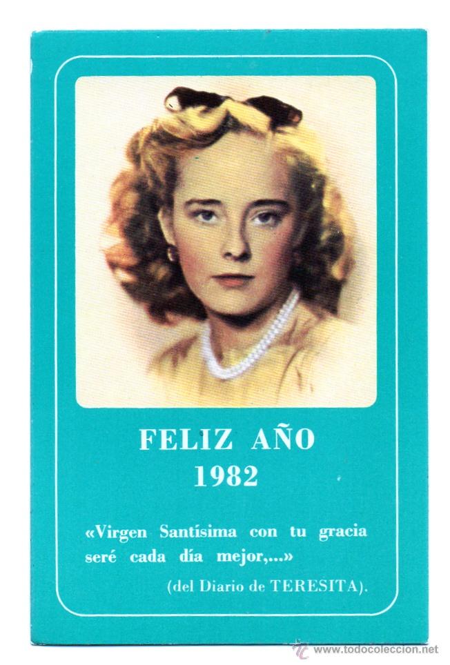 Coleccionismo calendarios: Calendario de Publicidad 1982 - TERESITA