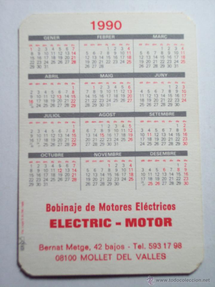 Coleccionismo calendarios: CALENDARIO A&Ntilde;O 1990 (R.C.D. ESPA&Ntilde;OL) - Foto 2