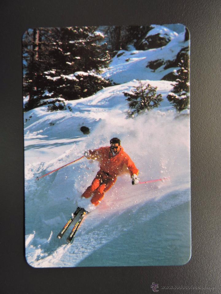 Coleccionismo calendarios: Calendario de bolsillo - deporte - esqui - Serie RR n&ordm; 60 - A&Ntilde;O 1994