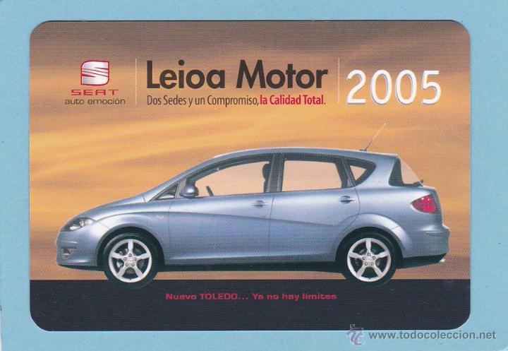 Coleccionismo Calendarios: CALENDARIO 2005 - LEIOA MOTOR. NUEVO SEAT TOLEDO. COCHES