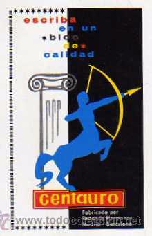Colecionismo Calend&aacute;rios: Calendario fournier a&ntilde;o 1967 Centauro. Escriba en un bloc de calidad.