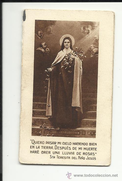 Coleccionismo calendarios: mini almanaque  de Santa Teresita del ni&ntilde;o Jesus 1931  8 x4,5 cm.14pags