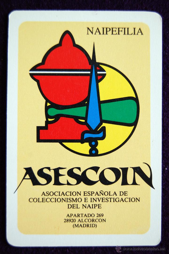 Collezionismo Calendari: CALENDARIO NAIPES COMAS. ASESCOIN. NAIPEFILIA. COLECCIONISMO E INVESTIGACION DEL NAIPE. 2003