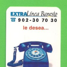 Coleccionismo Calendarios: CALENDARIO DE BOLSILLO 1998 - EXTRA LÍNEA ''BANESTO''.