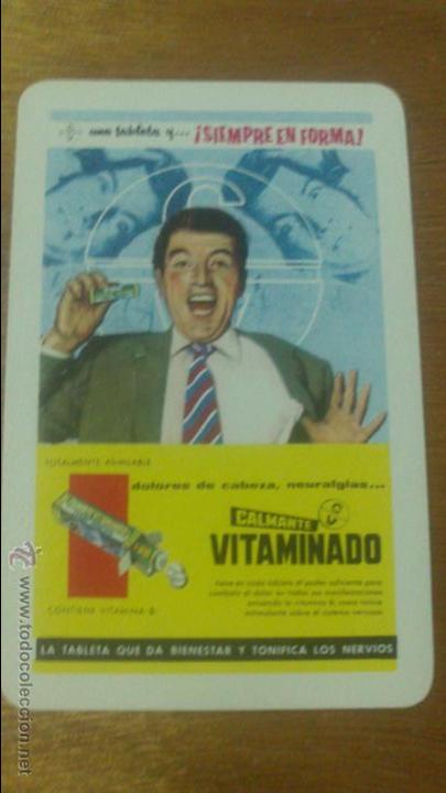 Coleccionismo calendarios: CALENDARIO FOURNIER A&Ntilde;O 1964, CALMANTE VITAMINADO