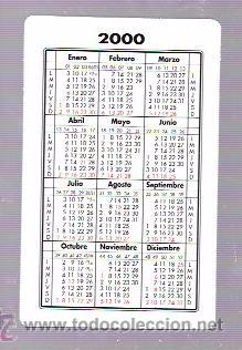Coleccionismo calendarios: CALENDARIO PUBLICITARIO. 2000. - Foto 2