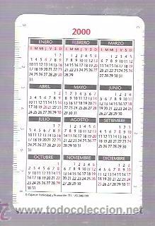 Coleccionismo calendarios: CALENDARIO PUBLICITARIO. 2000. - Foto 2