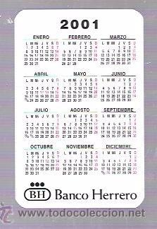 Coleccionismo calendarios: CALENDARIO PUBLICITARIO. 2001. - Foto 2