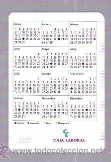 Coleccionismo calendarios: CALENDARIO PUBLICITARIO. 2001. - Foto 2