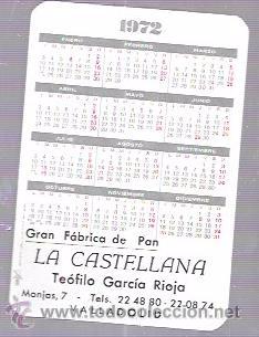 Coleccionismo calendarios: CALENDARIO PUBLICITARIO 1972. - Foto 2