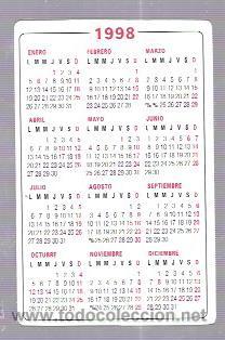 Coleccionismo calendarios: CALENDARIO PUBLICITARIO. 1998. - Foto 2