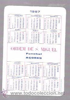 Coleccionismo calendarios: CALENDARIO PUBLICITARIO. 1987. - Foto 2