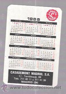 Coleccionismo calendarios: CALENDARIO PUBLICITARIO. 1985. - Foto 2