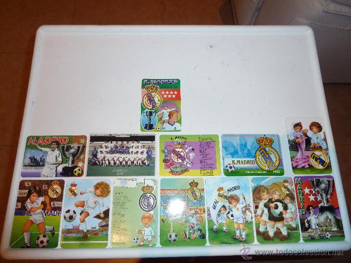Coleccionismo calendarios: LOTE DE CALENDARIOS DEL REAL MADRID - Foto 1