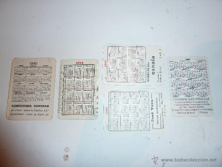 Coleccionismo calendarios: LOTE DE CALENDARIOS VARIADOS - Foto 2