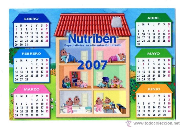 Coleccionismo calendarios: Calendario de Publicidad 2007 - NUTRIB&Eacute;N