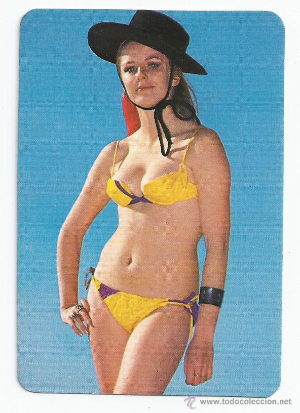Coleccionismo calendarios: CALENDARIO CHICA BIKINI - A&Ntilde;O 1976 - CON PUBLICIDAD