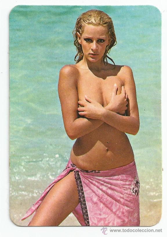 Coleccionismo calendarios: CALENDARIO CHICA EN LA PLAYA - A&Ntilde;O 1975