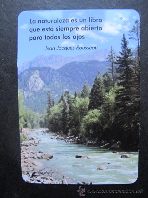 Coleccionismo Calendarios: calendario naturaleza cita rousseau 2013