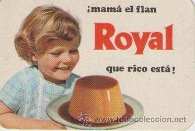 Coleccionismo calendarios: CALENDARIO FLAN ROYAL *** A&Ntilde;O 1970