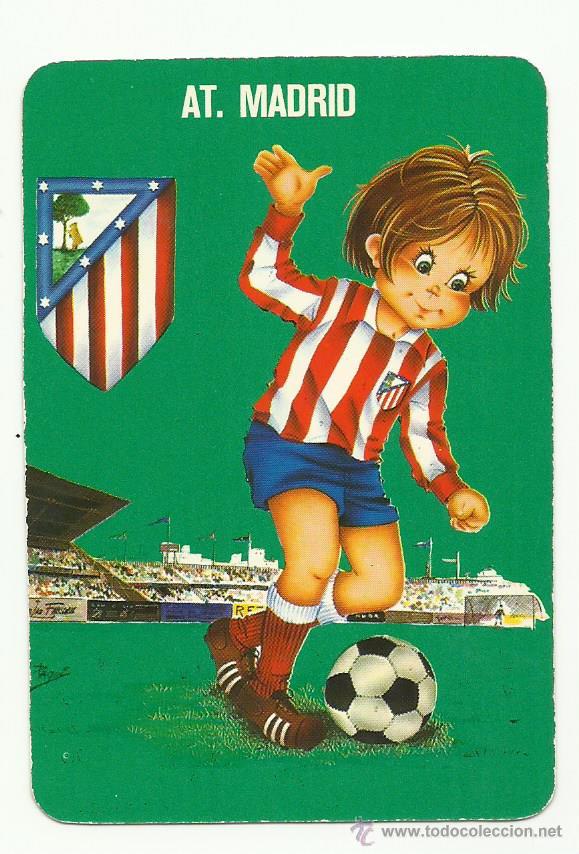 Coleccionismo calendarios: Calendario del At. de Madrid 1.976