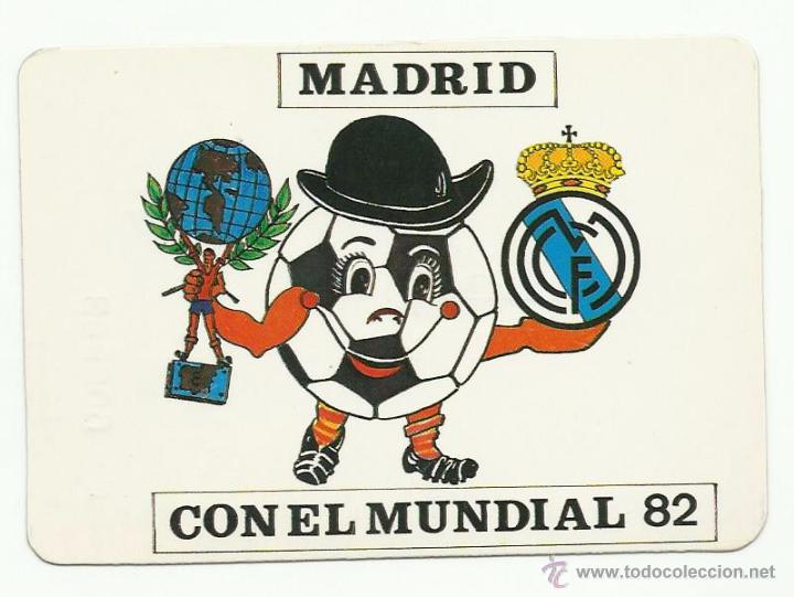 Coleccionismo Calendarios: R. Madrid del 1.982
