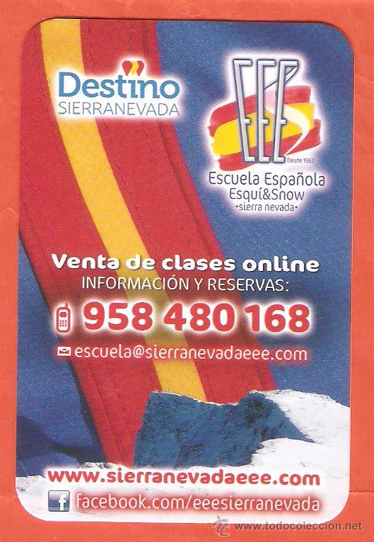Coleccionismo calendarios: CALENDARIO DE BOLSILLO PUBLICITARIO A&Ntilde;O 2013  ESCUELA  ESPA&Ntilde;OLA  DE  ESQUI & SNOW