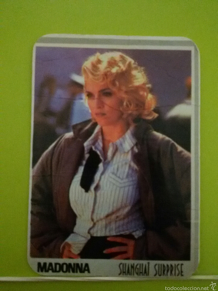 Coleccionismo Calendarios: Calendario de bolsillo - 1990 / MADONNA - SHANGHAI SURPRISE / reverso - GARAJE PARKING MASIP #1480
