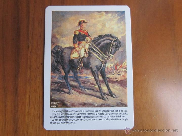 Collectionnisme Calendriers: CALENDARIO DE BOLSILLO POL&Iacute;TICO MILITAR FRANCISCO FRANCO DEL 2013