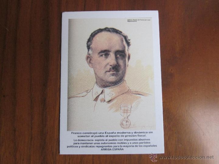 Collectionnisme Calendriers: CALENDARIO DE BOLSILLO POL&Iacute;TICO MILITAR FRANCISCO FRANCO DEL 2009