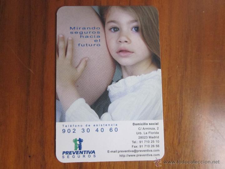 Collectionnisme Calendriers: CALENDARIO DE BOLSILLO LA PREVENTIVA SEGUROS DEL 2005