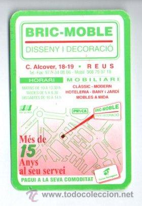Colecionismo Calend&aacute;rios: CALENDARIO 1998. BRIC MOBLE. DISSENY I DECORACIO. REUS. MUEBLES. CAIXA TARRAGONA.