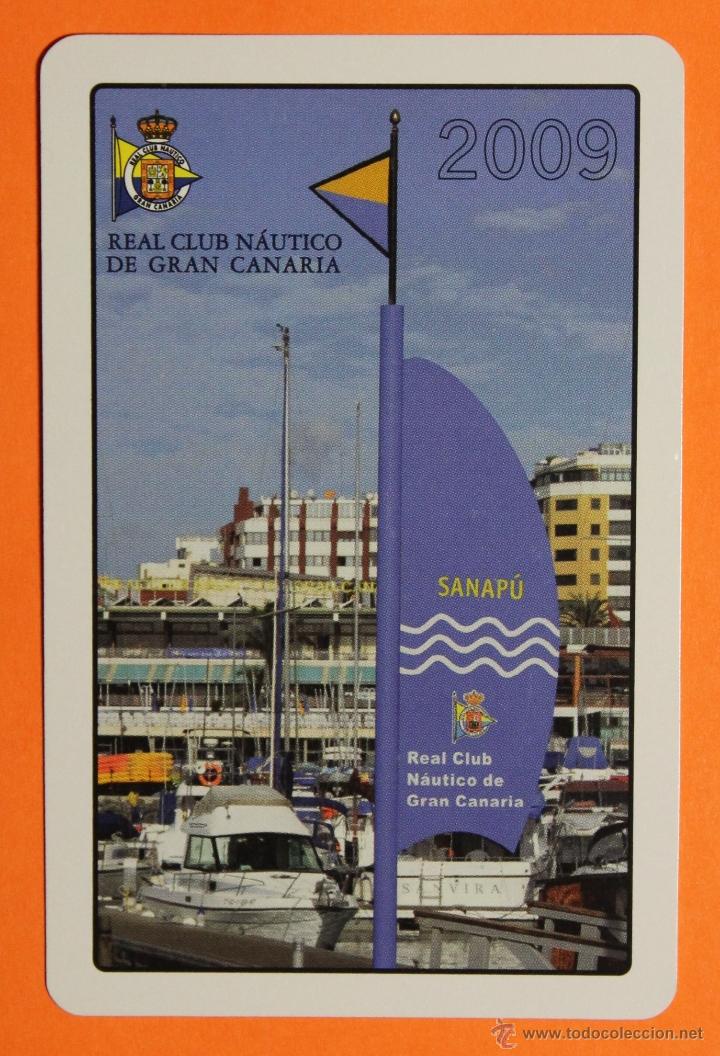 Coleccionismo calendarios: CALENDARIO FOURNIER. A&Ntilde;O 2009. REAL CLUB NAUTICO DE GRAN CANARIA.