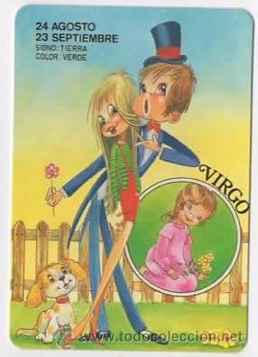 Coleccionismo calendarios: Calendario hor&oacute;scopos/zodiaco 2000 ( Serie: L, Virgo )