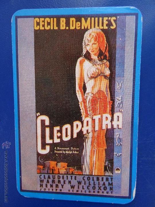 Coleccionismo Calendarios: CALENDARIO BOLSILLO CINE 1989 (PELICULA. CLEOPATRA DE 1934) PORTUGAL (BIEN)