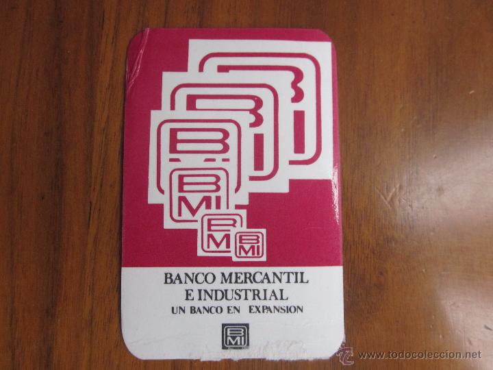 Collectionnisme Calendriers: CALENDARIO NO FURNIER BANCO MERCANTIL E INDUSTRIAL DEL 1973