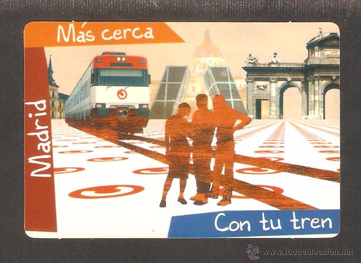 Coleccionismo calendarios: CALENDARIO DE BOLSILLO PUBLICITARIO A&Ntilde;O 2005 TRENES - RENFE CERCANIAS - CERCAN&Iacute;AS  MADRID