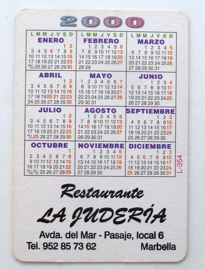 Calendario De Bolsillo 2000 Distancias Entre C Comprar Calendarios Antiguos En Todocoleccion 6348